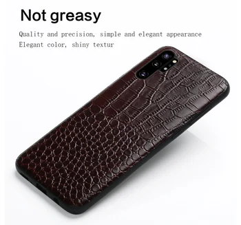 

New Genuine Leather crocodile Telefone móvel Case For samsung galaxy A50 A70 A40 A20 Note 8 9 10 S8 S9 S10 plus phone Cover