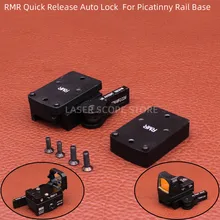Охотничьи Аксессуары тактический Trijicon RMR Мини Red Dot Sight быстрый выпуск Автоматическая блокировка с повышающей база для рейки