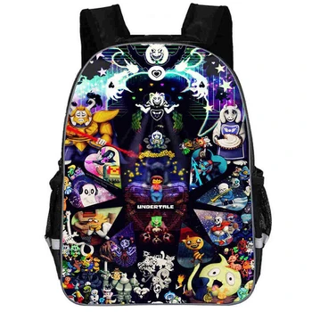 

2020 Undertale Backpack 3D printing Cartoon Backpack 11-inches 13-inches 16-inches Unisex Children Kids Schoolbag