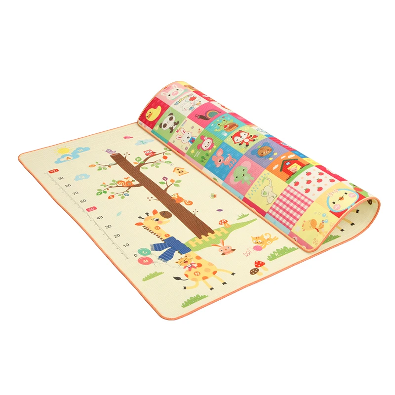 Детский игровой коврик, утолщенный, экологичный, EPE, детский игровой коврик, мультяшный, нескользящий, ковер для гостиной, коврик 200*180*1,5 см