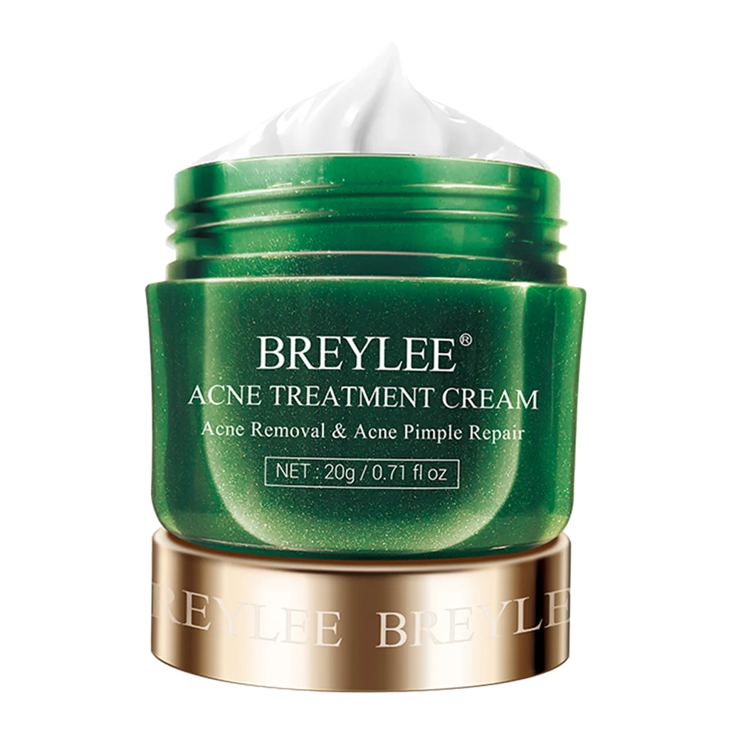 BREYLEE Acne Treatment Cream 20g Facial Essence Acne Scar Pimple Remover Acne Treatment Face Serum Mask Moisturizing Skin Care