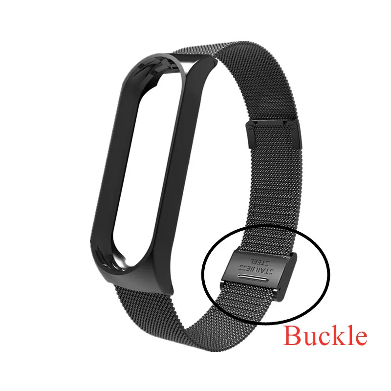 Металлический ремешок для браслета xiaomi mi band 4 3 браслет из нержавеющей стали MiBand