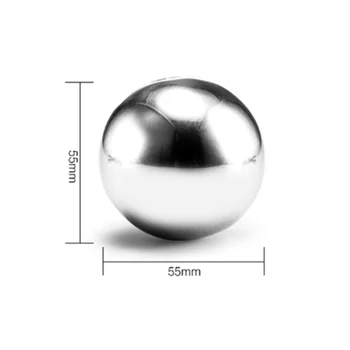 

55MM Stainless Steel Round Ball Whiskey Cube Vodka Stone Ice Cubes With Plastic Case Tongs Drinks Cooler Beer KC1485
