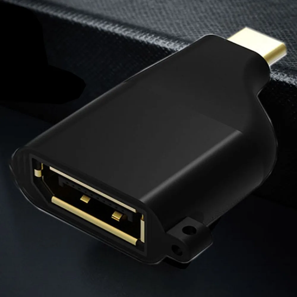 Тип C к HDMI 4K 60 Гц адаптер USB C к VGA DP Мини DP конвертер мужчин и женщин с брелком для MacBook Galaxy S9