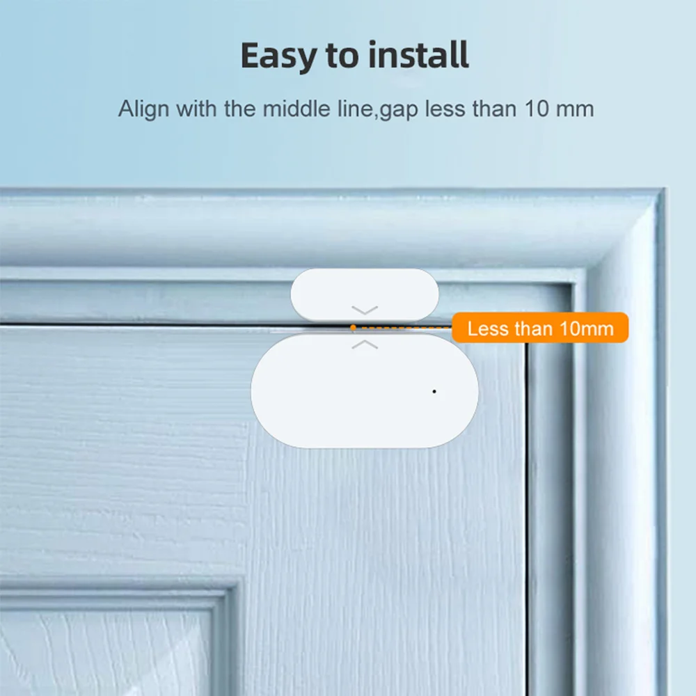 Tuya Zigbee Door Sensor Window Sensor for Smart Home A Burglar Alarm Tuya Smart Alexa Google Home var Smart Life Tuya Sensor 4