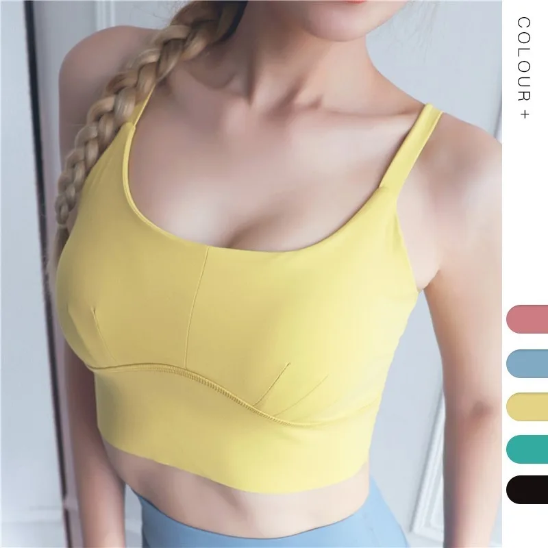 Kezrea Backless Fitness Jogging Sexy High Quality Sling Vest Sports Running Underwear Female Beauty Back Strap Yoga Clothes | Спорт и