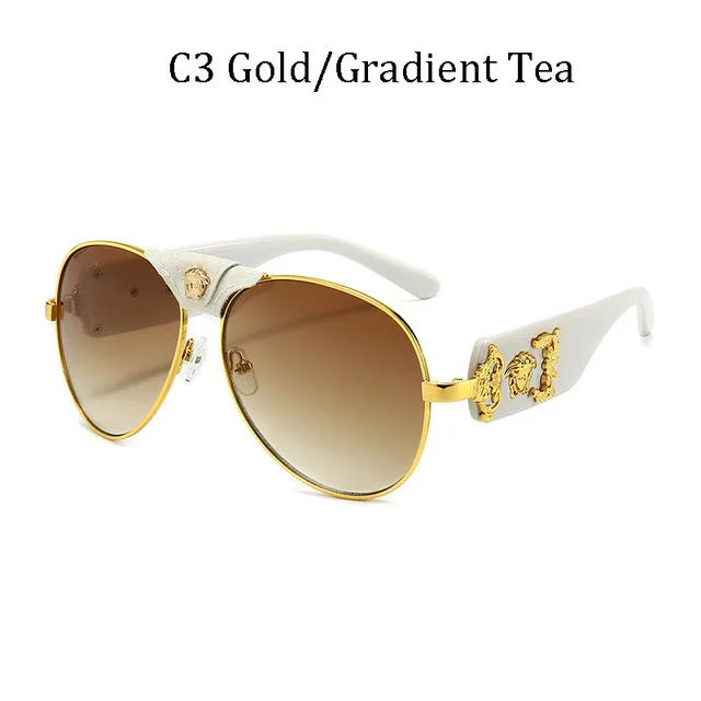 New 2022 Brand Design Women Men Sunglasses Oversized Frame Leather Sun Glasses Man Hip Hop High Huality Male Female 2150 UV400 designer sunglasses Sunglasses