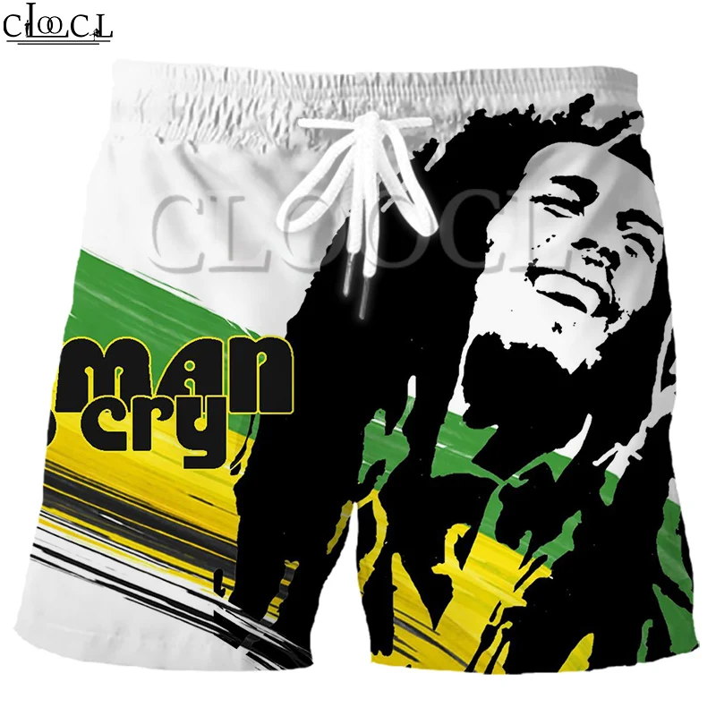 CLOOCL Singer Reggae Creator Bob Marley 3D Print Fashion Summer Men Shorts Leisure Sport Hip Hop Beach Sweatpants