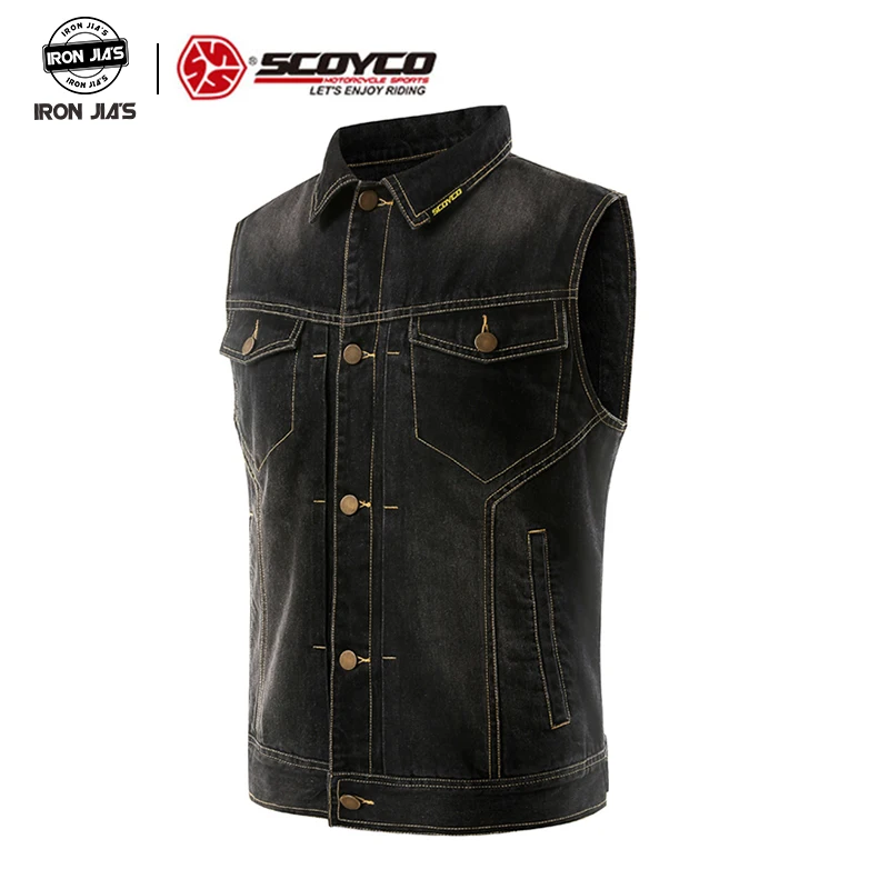 

SCOYCO Motorcycle Jeans Jacket Breathable Summer Outdoor Sport Motorbike Riding Vest Motocross Racing Wearable Protective Jacket