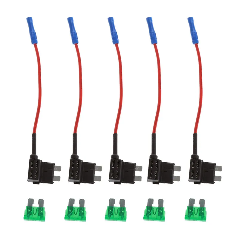 5 шт. дополнительная схема Mini Blade держатель предохранителя ACS ATO ATC Piggy Back Tap Прямая поставка n21
