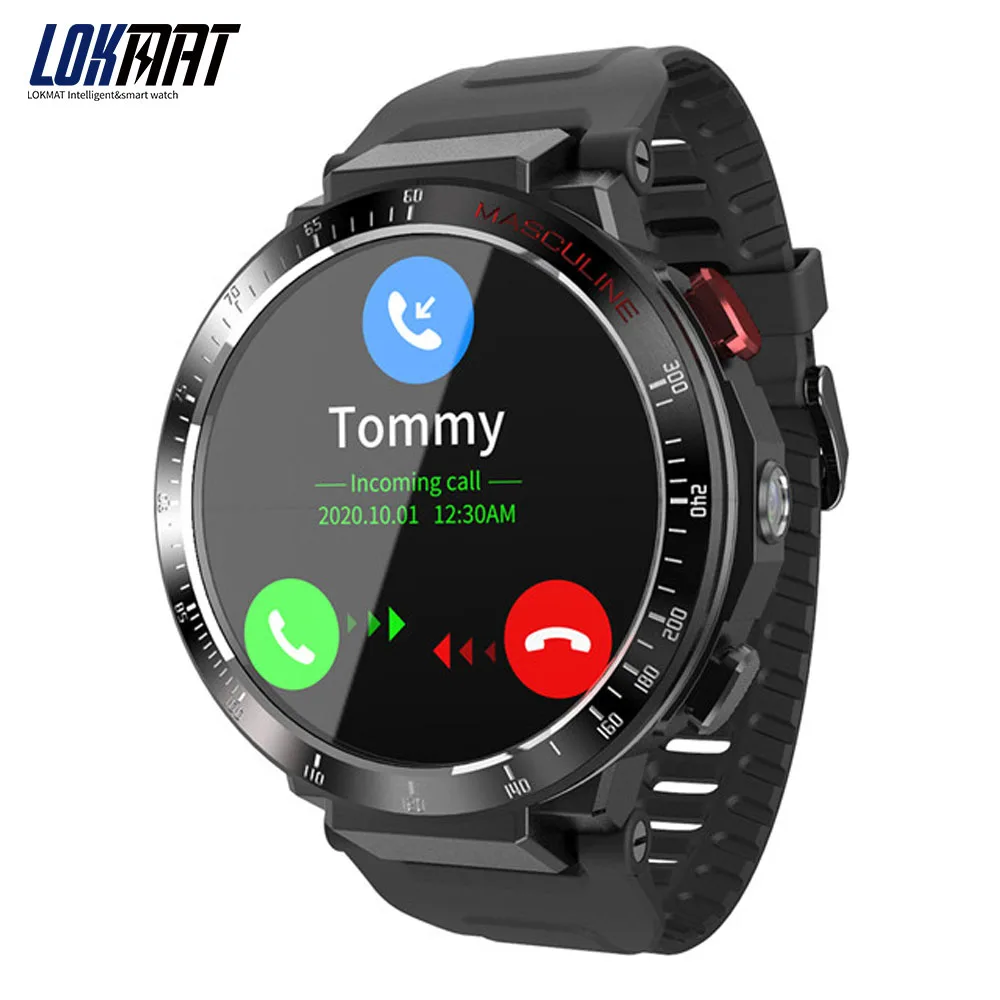 US $105.88 LOKMAT Smart Watch16 Inch GPS Full Touch Screen 1GB16G Fitness Tracker Heart Rate Monitor Life Waterproof Smartwatches
