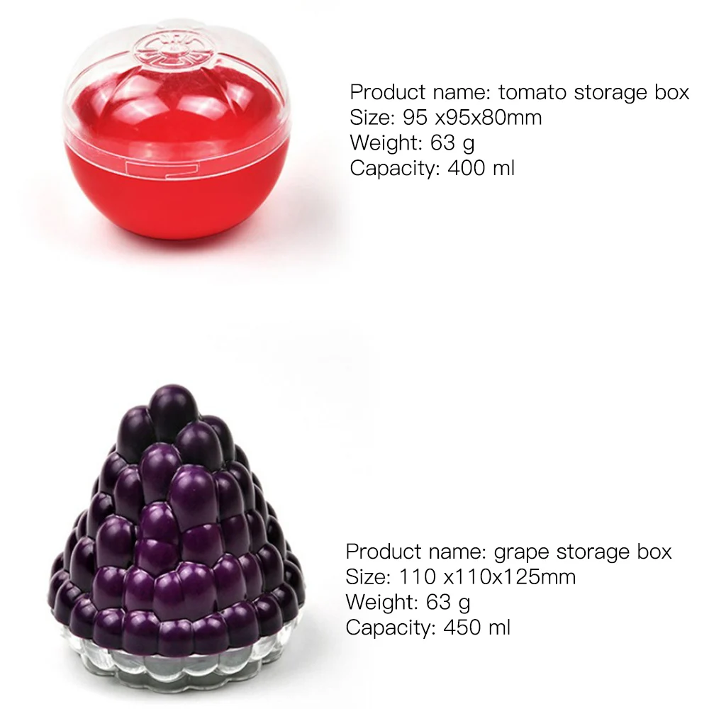 Контейнеры для фруктов, еды, овощей, кухни, лука, лимона, помидоры, зеленый перец, пластиковая коробка для хранения, свежий чехол 4