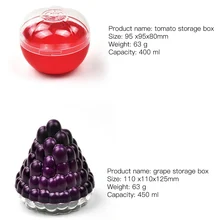 Контейнеры для фруктов, еды, овощей, кухни, лука, лимона, помидоры, зеленый перец, пластиковая коробка для хранения, свежий чехол 4