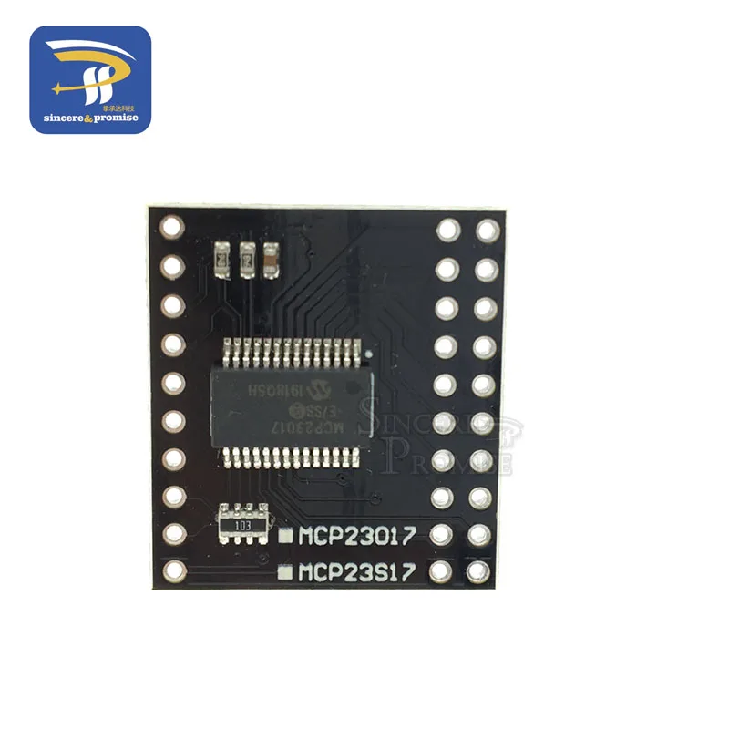 MCP23017 модуль с последовательным интерфейсом IIC I2C SPI MCP23S17 двунаправленный 16-бит I/O расширитель шпильки 10 МГц для Arduino MCP23017-E/SS