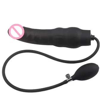 Silicone Huge Inflatable Dildos Big Realistic Dildo For Women Vaginal Dilatador Butt Plug Giant Dildo For Anal Adult Sex Toys 5