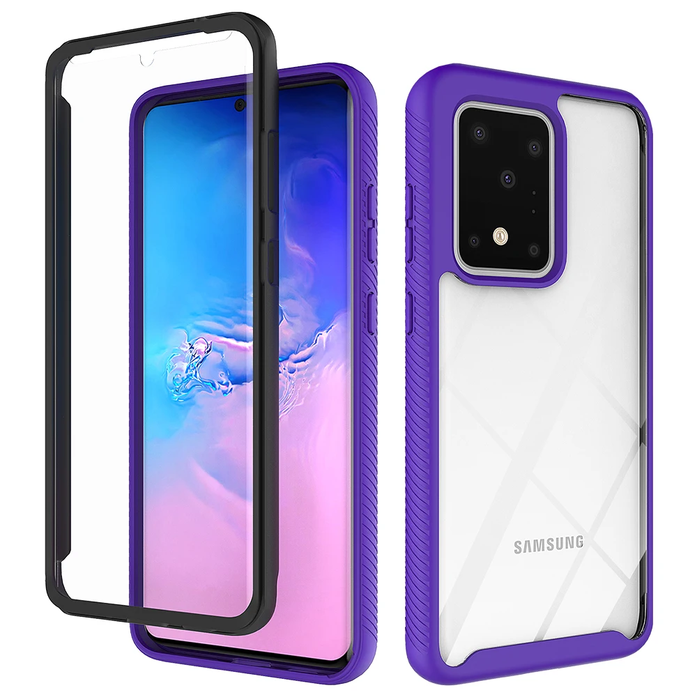 come4buy.com Case For Samsung Galaxy Note20 Ultra S20 FE S10 S9 Plus A51 A71 2 in 1