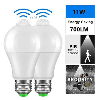 

1/3/5pcs LED E27 Bulb Auto Smart Infrared Body Lamp Dusk Light at Sunrise Light Bulb Day and Night Light With Motion Sensor