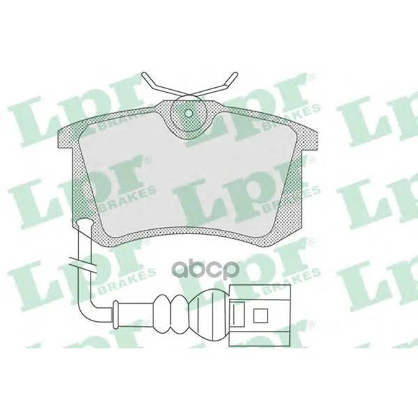 Колодки Тормозные Skoda Fabia 99-08/Vw Polo 01- Задние С Датч. Lpr 05p853 Lpr арт. 05P853