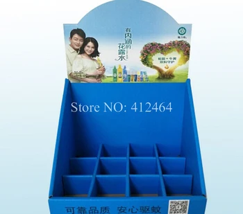

Retailer corrugated counter Snacks Display Boxes ( DX-103)