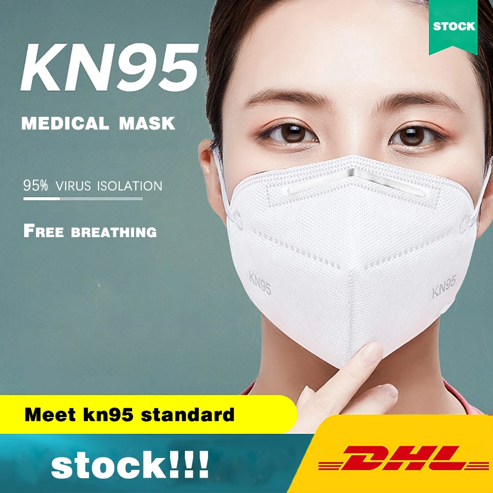 

Disposable Mask KN95 Bacteria Proof Flu and Dustproof Anti-fog Breathable Cotton Face Masks 95% Filtration N95 FPP2 Mask