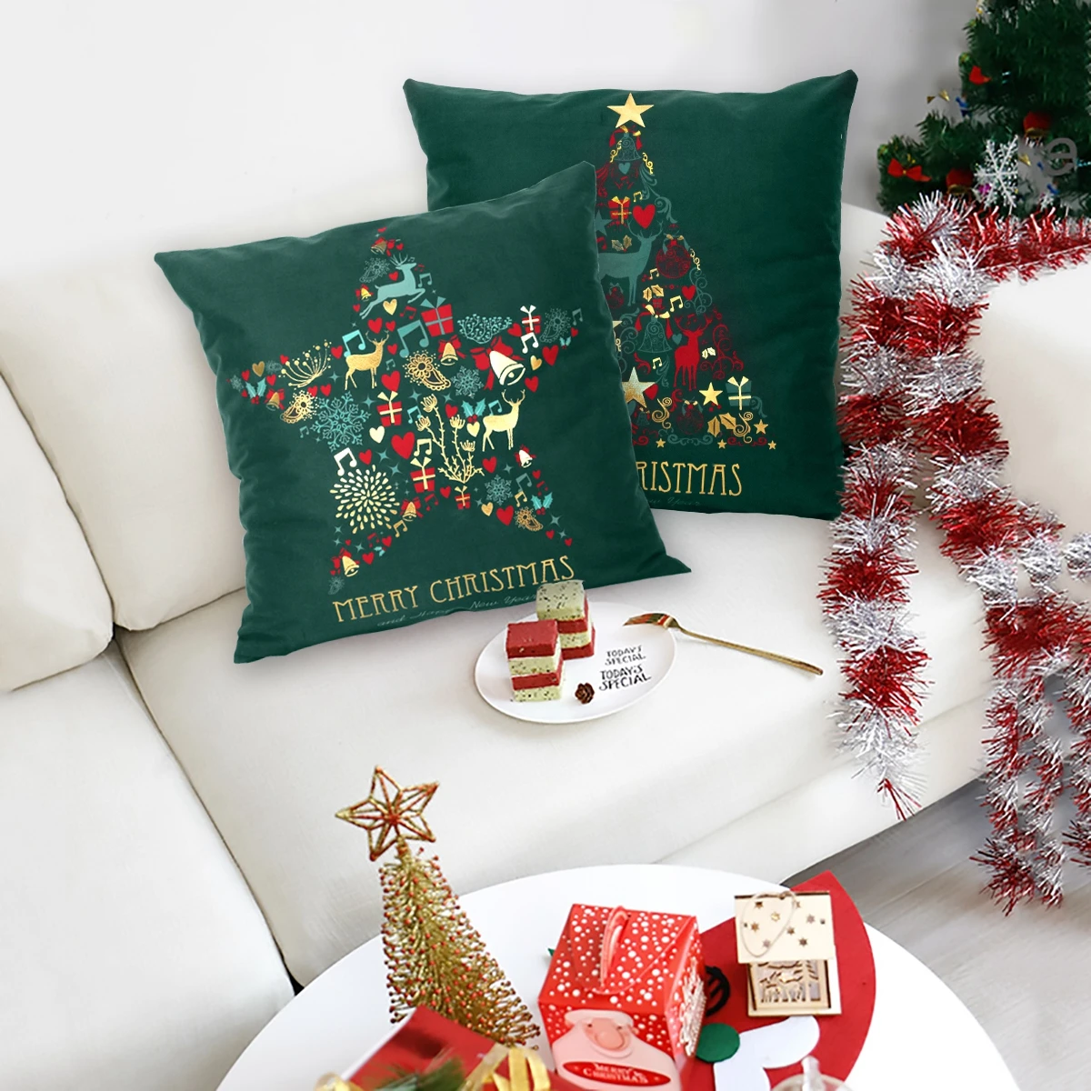 Huiran, Рождественская наволочка, рождественские украшения для дома, дивана, рождественские украшения, подарок для детей, счастливый год, Navidad