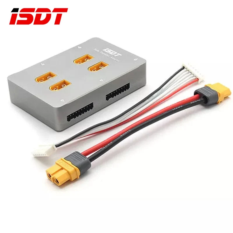 

ISDT Q6 Pro BattGo 300W 14A Pocket Battery Balance Charger Discharge With ISDT PC-4860 1-8S Parallel Charging Board