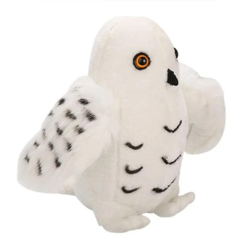 Снежный белый плюш игрушка Сова Премиум качество Очаровательные чучело ребенок подарок для взрослых