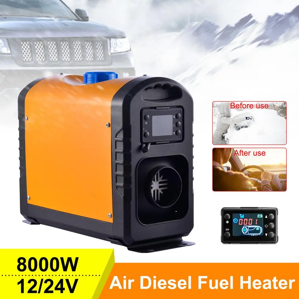 12v/24v 2kw 8kw Car Parking Heater With Remote Control Air Heater