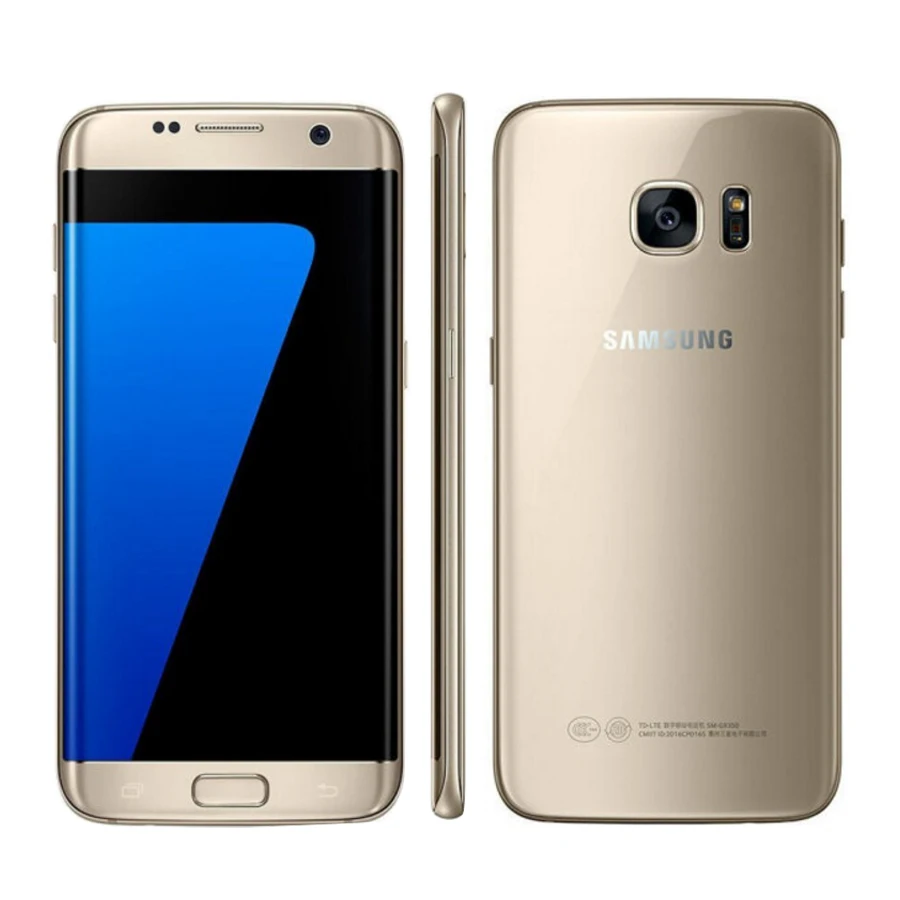 

New Original Samsung Galaxy S7 edge Duos G9350 Dual SIM Mobile Phone Snapdragon 820 5.5" 4GB RAM 32GB 64GB ROM NFC 4G LTE Phone