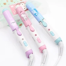 Мини-щипцы для завивки волос выпрямитель для волос Керамический выпрямитель гофрированный щипцы для завивки волос Инструменты для укладки двойного использования щипцы для завивки волос