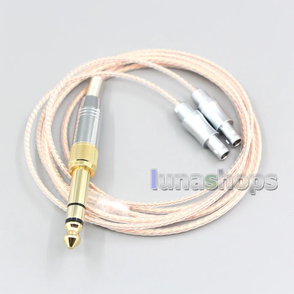 LN007002 6.5mm XLR Hi-Res 7N OCC Headphone Cable For Sennheiser HD800 HD800s HD820s HD820 Enigma Acoustics Dharma D1000 | Электроника