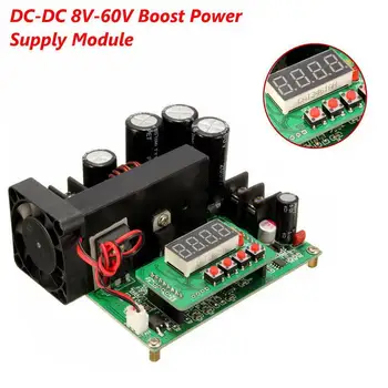 

BST900W 8-60V To 10-120V DC Converter High Precise LED Control Boost Converter DIY Voltage Transformer Module Regulator
