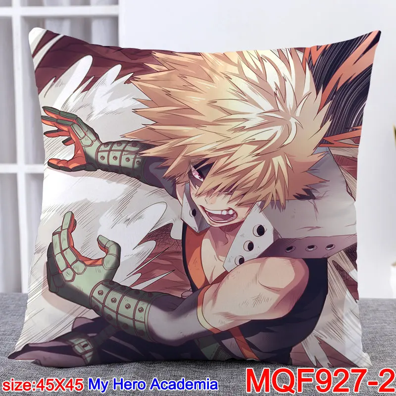 45X45 см Аниме Boku no Hero Academy наволочки Мой герой Academy Dakimakura Чехол 3D двухсторонний принт наволочка Настройка M1 - Цвет: 15