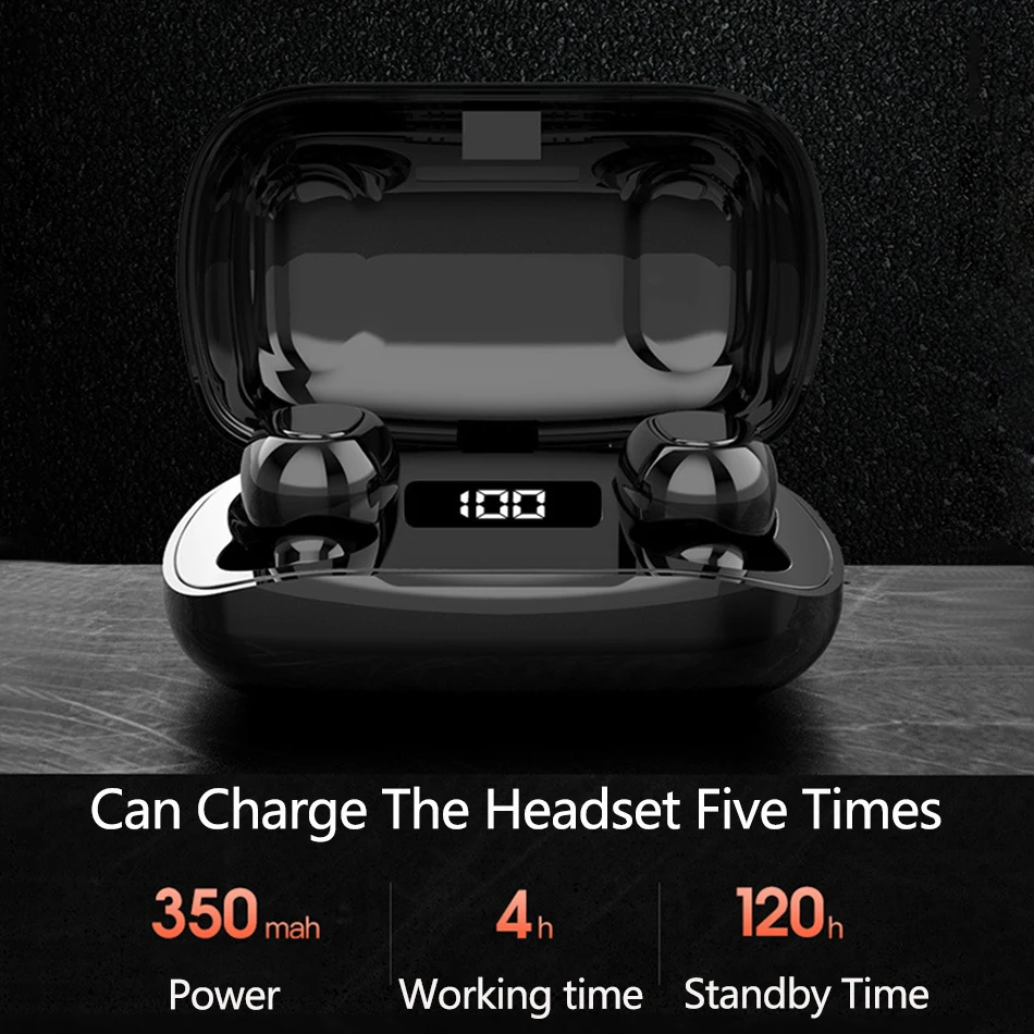 Earphone TWS Headset Auricular Bluetooth Earphones Headphone For A Mobile Phone In Ear True Wireless Earbuds For iPhone Xiaomi