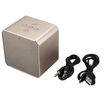 

MOOL V9 Wireless Upgraded Bluetooth Speaker, Mini Subwoofer Stereo Dual Alarm Mode HD Display Bluetooth Player