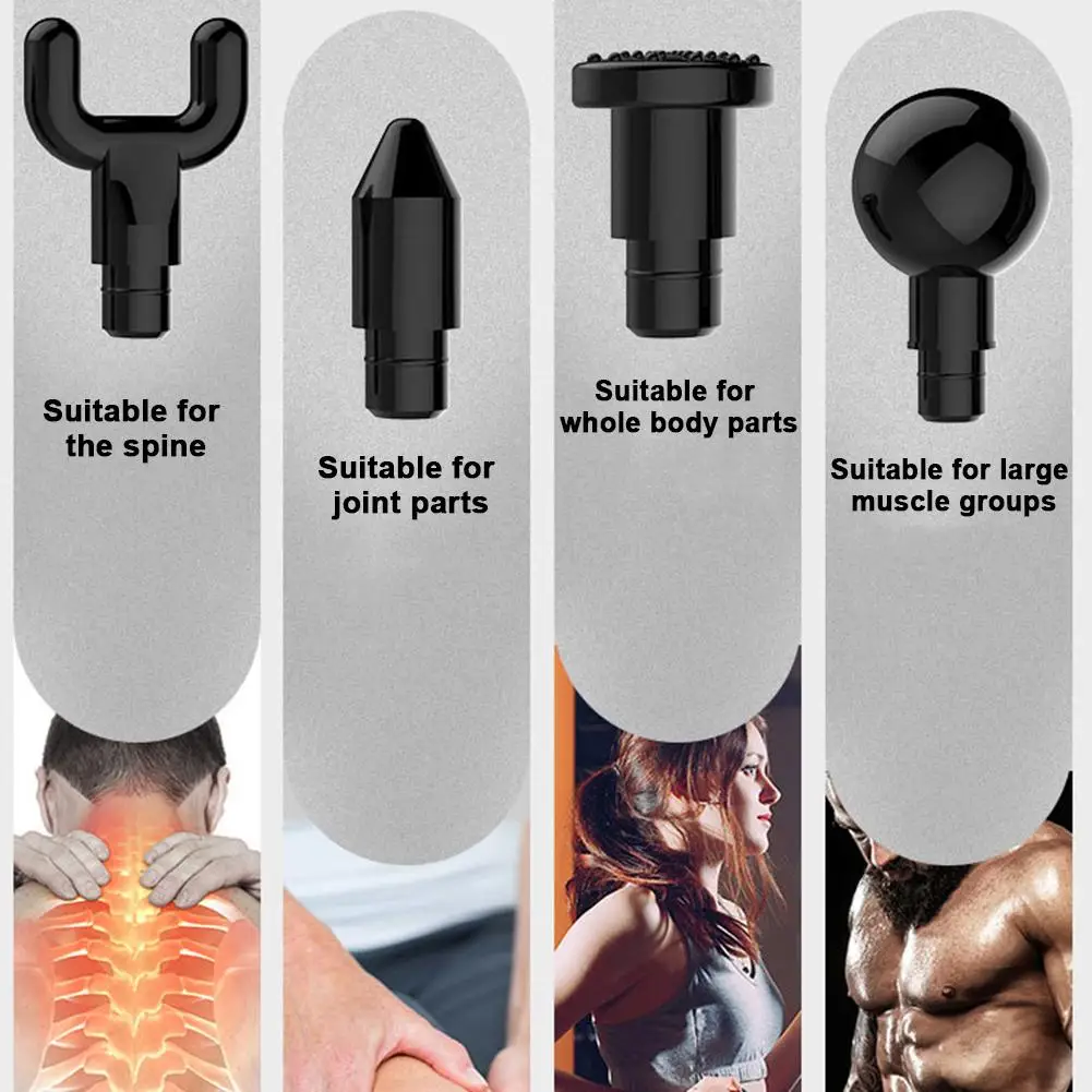 Tissue Massage Gun Fitness Handheld Deep Muscle Massager Slimming Shaping Fitness Equipment Body Massage Relaxation Device