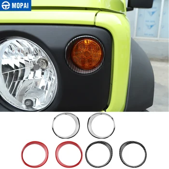 

MOPAI Lamp Hoods for Suzuki Jimny 2019+ ABS Car Front Turn Lamp Signal Decoration Cover Accessories for Suzuki Jimny 2019 2020