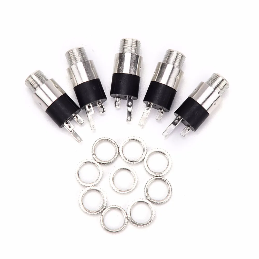 

5PCS 3.5mm PJ392 Stereo Female Sockect Jack 3.5 Audio Headphone Connector