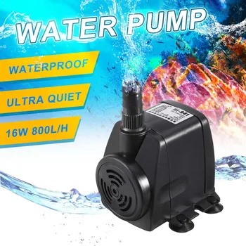 

220V-240V Waterproof Submersible Water Pump 800 L/H Aquarium Fish Tank Water Pump Waterfall Fountain Garden Pump