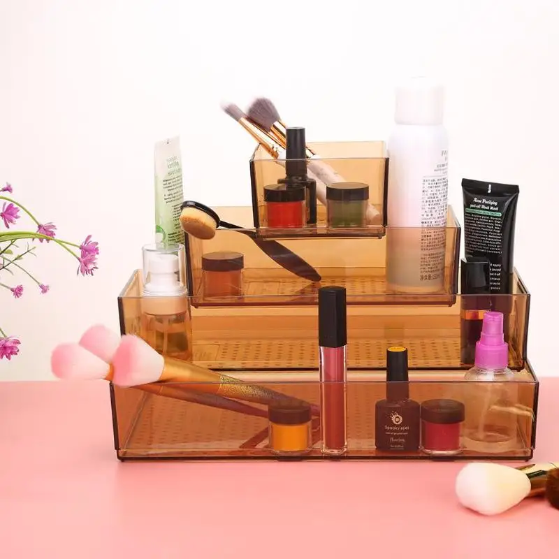 Drawer Separator Storage Box Makeup Organizer Cosmetic Box Lipstick Jewelry Box Office Desk Organiz