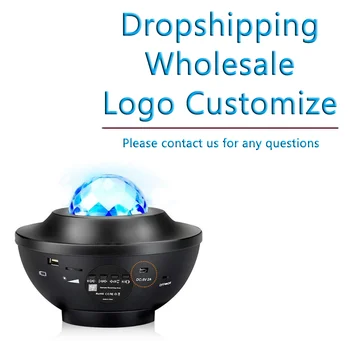 

Colorful Starry Projector Light Sky Galaxy Bluetooth USB Voice Control Music Player LED Night Light Romantic Projection Lamp