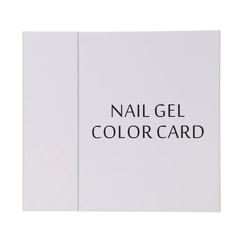 

120 Colors Manicure Tool New False Nail Color Book Color Display Nail Art Gel Polish Color Card Nail Color Chart Practice Board-