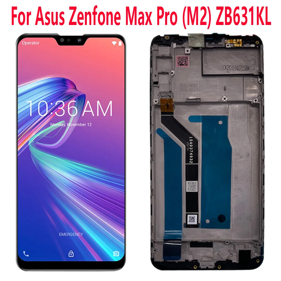 6 26 &quot100% оригинальный для ASUS Zenfone Max Pro M2 ZB631KL ЖК-дисплей сенсорный экран дигитайзер