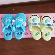IVYYE тапочки в стиле аниме Sulley Monster; зимняя теплая Домашняя обувь с героями мультфильмов; плюшевые домашние тапочки; новые подарки на день рождения