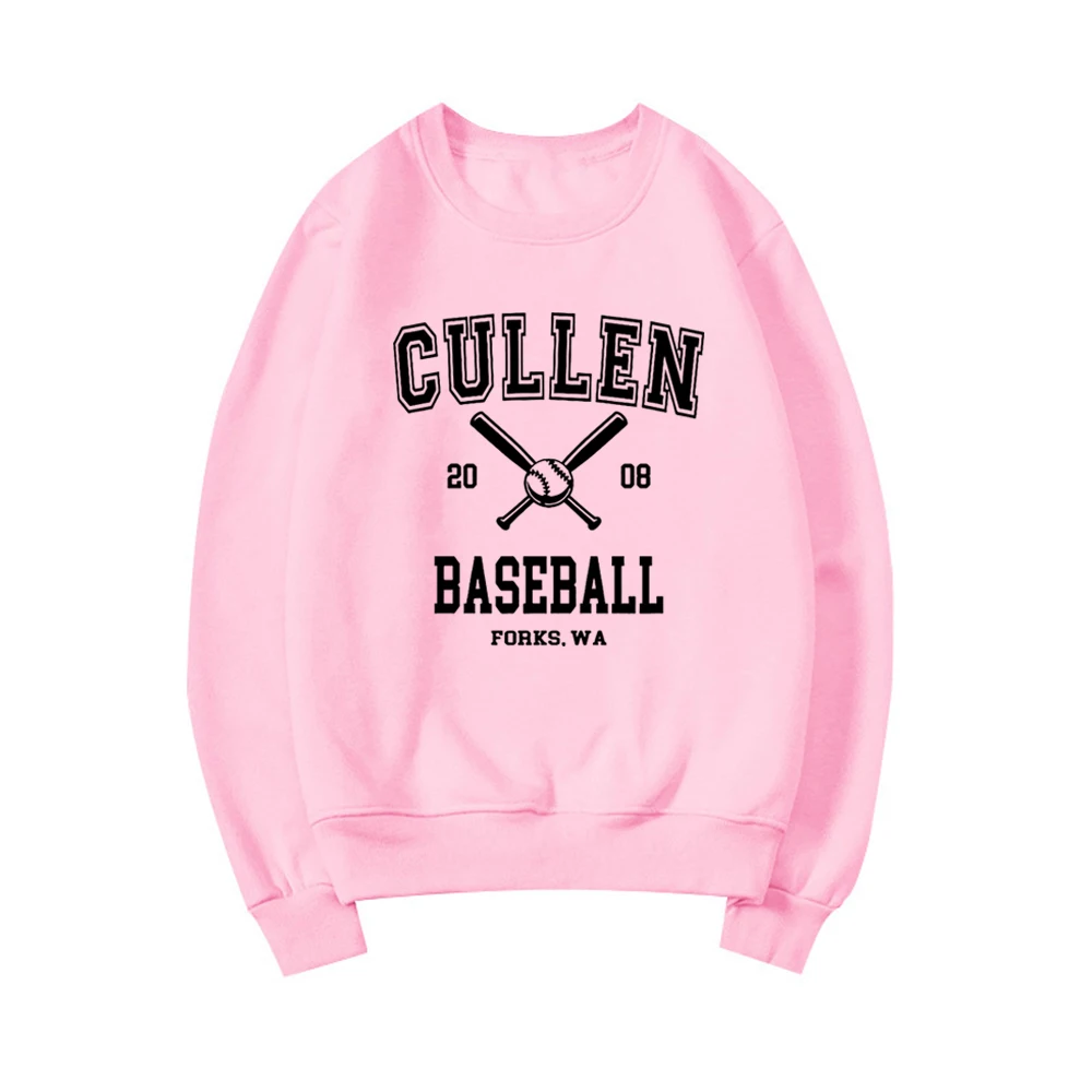 Twilight sweatshirt Forks Hoodie Cullen Baseball Crewneck