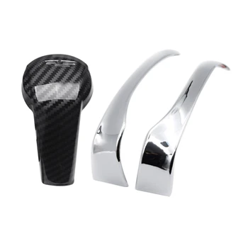 

Gear Shift Knob Cover Trim for Mazda Cx-5 2017 2018 Abs & for Mazda CX-3 CX3 Chrome Car Door Side Rearview Mirror Strip