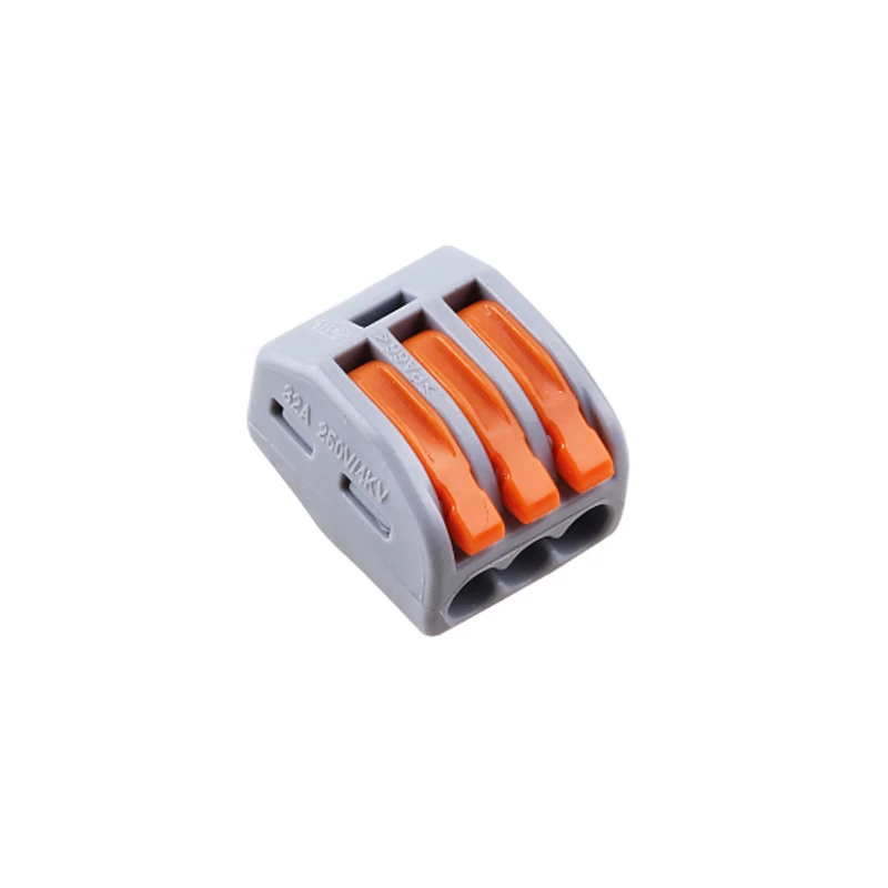 SJ-213 10-100 шт./лот 221 222-412 413 415 Мини Быстрый Соединитель проводов, универсальный кабель Разъемы, вставные терминал, светодиодный светильник коннектора - Цвет: SJ-213