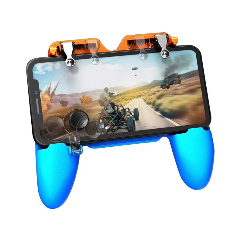 Pilotking W19 PUBG Mobiele геймпад джойстик Metalen L1R1 триггер игровой шутер контроллер для iPhone Android телефон игровой геймпад
