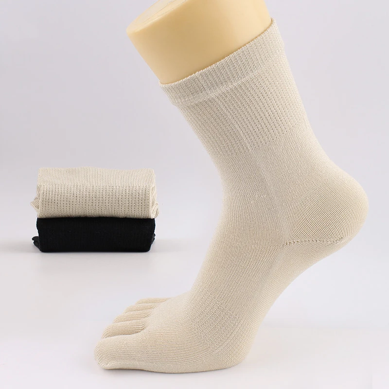 Мягкие черные весенние шелковые скользкие носки с отдельными пятью пальцами ног белые короткие носки женщина пять пальцев носки женское зимнее платье носки BAC602