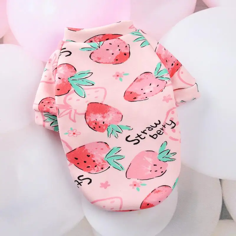 Зимняя теплая одежда для собак с рисунком из мультфильма; Одежда для собак с принтом животных; мягкая хлопковая одежда для маленьких собак; Чихуахуа; бульдог; Ropa Perro - Цвет: 8